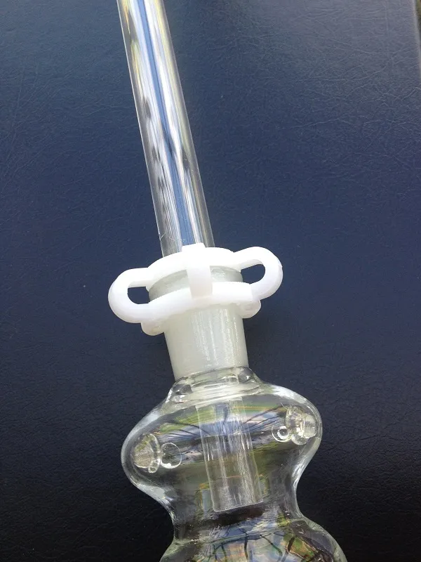 14mm joint Plastic Keck Clip with White Color Plastic Keck Laboratory/ Lab Clamp Clip for Glass Bongs Water Pipes