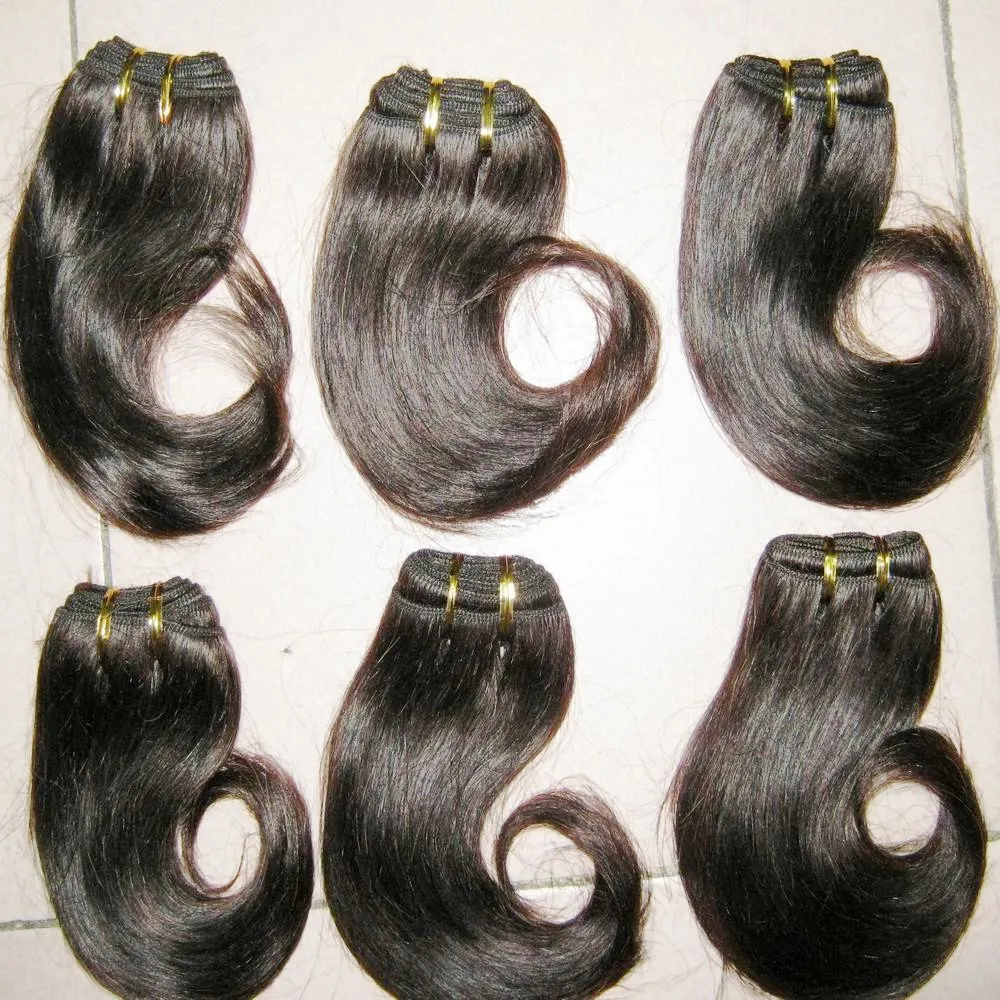 Small Business Lovely Human Hair Brazylijski Ciało Fala 8 cali 5 sztuk / partia Wiązki Deal Mr.right