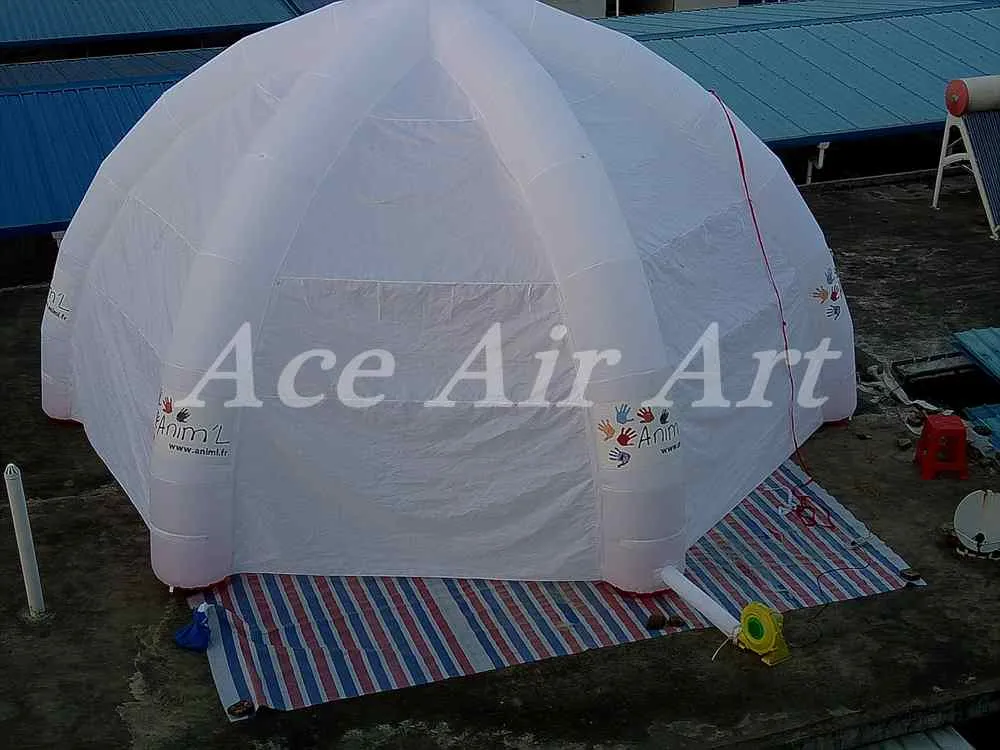 Popular Event Station Giant Spider Inflatable Dome Tent Promotional Trade Show Exhibition Lawn Spider Tent With 6 Legs