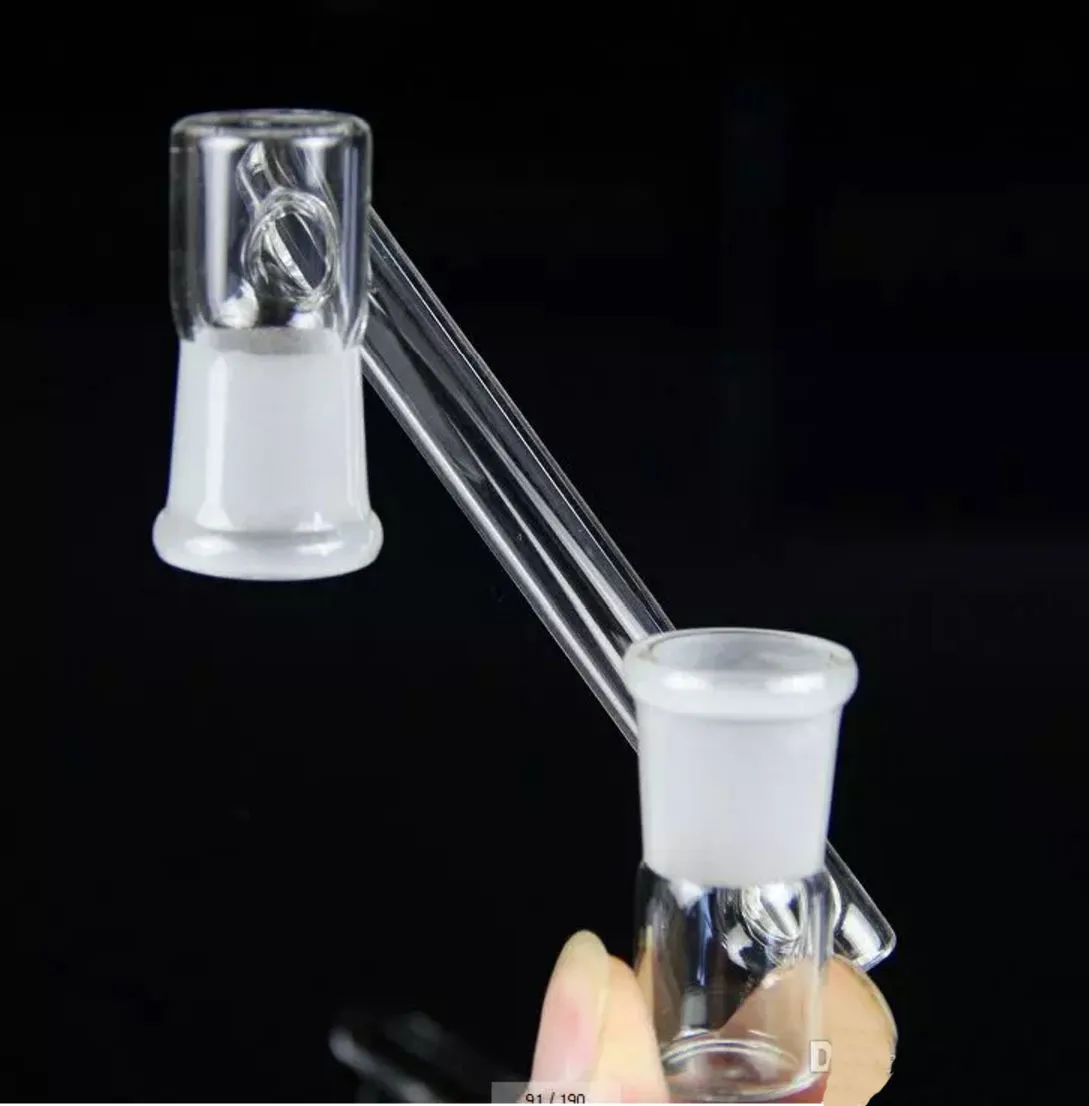 Gruby szklany adapter 10 -BYLS Opcja żeńska samca od 14 mm 18 mm do 14 mm 18 mm samica adaptera szklana szklana konwert na bong