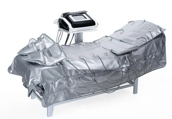 EMS電気筋肉刺激を伴う遠赤外線圧迫リンパ排水機赤外線熱毛布ボディラップブランケット