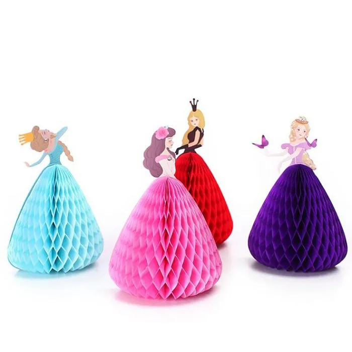 Cartões De Papel para Aniversário Equipe Do Casamento Bride Party Decoração Presente Craft Diy Favor Bebê Chuveiro Criança 3D Dancing Princess