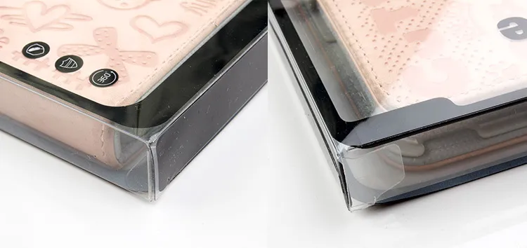 200PCS Partihandel Retail Fashion Simple Case PVC Förpackningsbox för iPad Mini Läderfodral 8 tums tablettskyddspaket