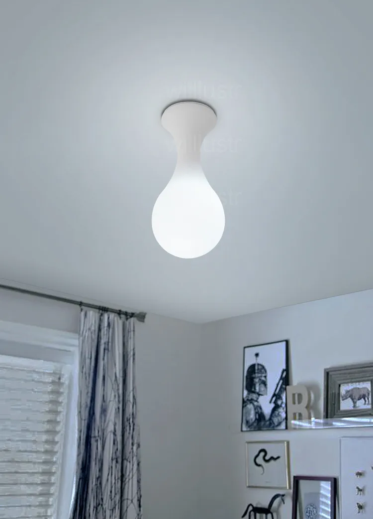 Следующая капля потолочная лампа Константин Вортманн Дизайн дома коллекция световой стеклянный оттенок