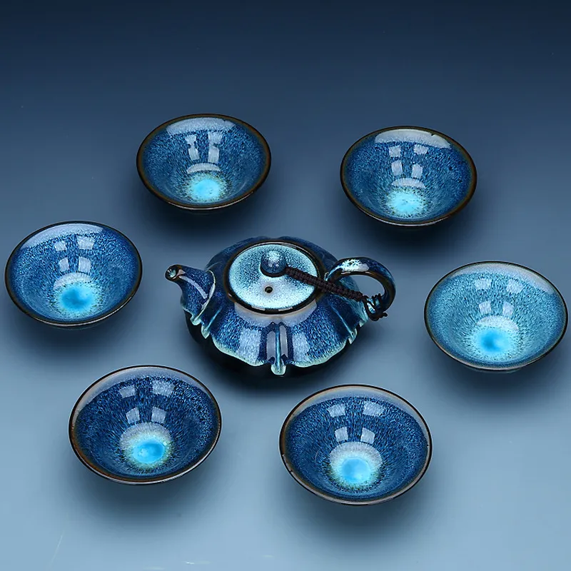 China Kung Fu Tee Set Jingdezhen Keramik Tee Set Chinese Tee Cup Gutes Geschenk