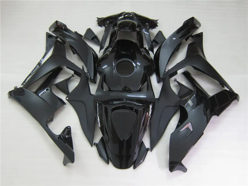 Injektionsgjutning Högkvalitativa Fairings för Honda CBR600RR 07 08 Matt Black Fairing Kit CBR600RR 2007 2008 OT32