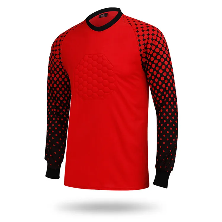 Maillots pour hommes Football chemise à manches longues pantalons courts athlète adulte pull maillot de Football gardien de but vêtements d'entraînement