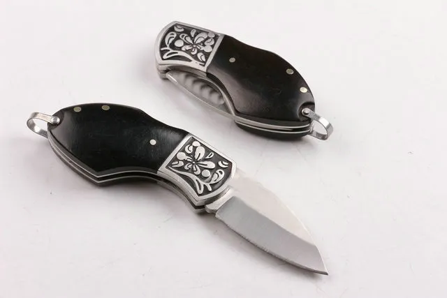 Большие пальцы небольшие карманные складной нож 440C 60HRC тактический кемпинг охотничий нож выживания стали утилита EDC инструменты подарок Брелок нож человек подарок