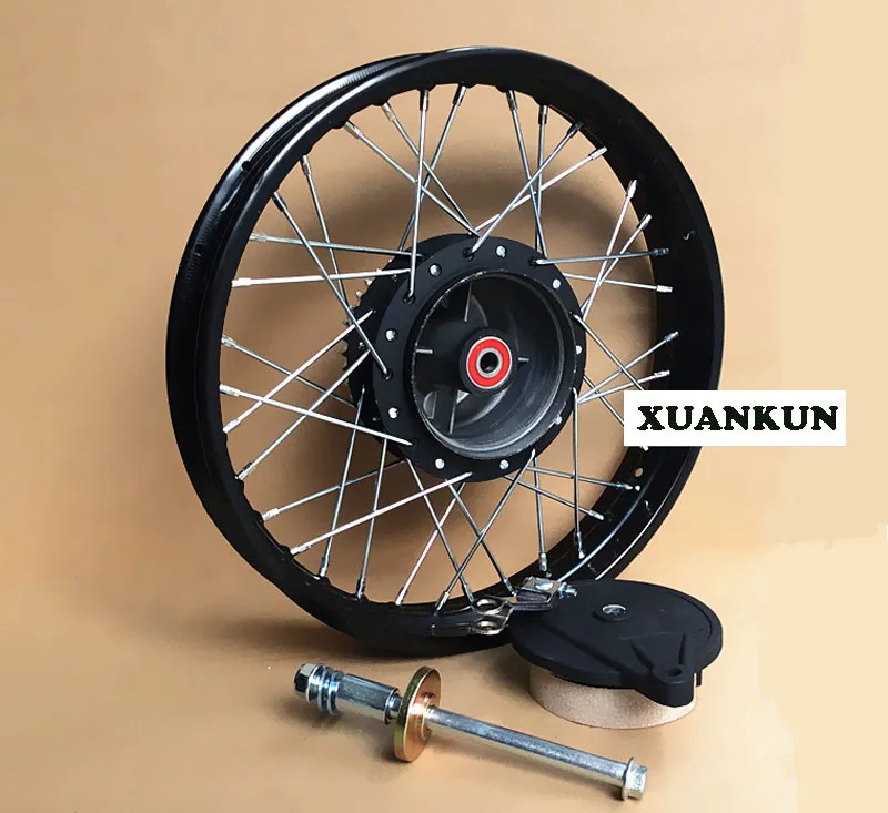 CG125 Motorcycle Retrofit Widened To Increase The Hub Assembly 2.15 * 17 Spoke Steel Rear Wheels