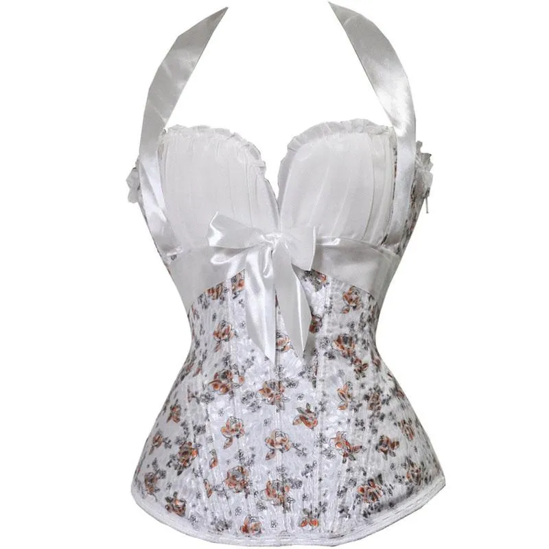 2015 Novo Estilo das Mulheres Preto / Azul / Amarelo Floral Impresso Arco V Neck Reversível Corset Cintura Casaco S-2XL