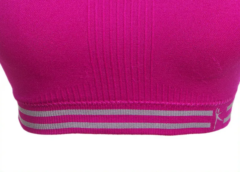 10 sztuk / partia Bezszwowe Sport Joga / Runnnig / Riding Bike / Fitness Leisure Bra Muti-Colors