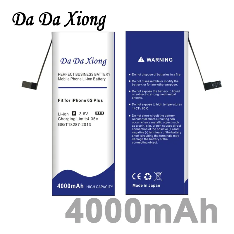 Save Big on Bulk 6s Plus Battery High Capacity 4000mAh Battery Replacement  For Phone 6S Plus Long Lasting Power, Rechargeable Lithium Ion, Ideal For 