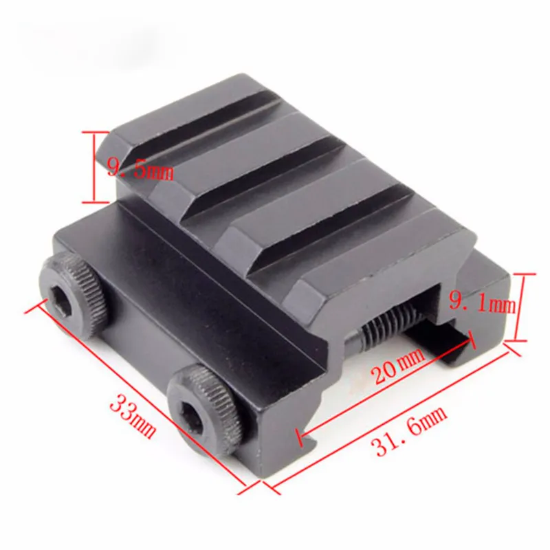 Taktik 3 Takımgrup 20mm Weaver Picatinny Ray Tüfek Kapsam Sight Yükseltici Mounts Avcılık Gun Fener Dağı Bankası Aksesuarları