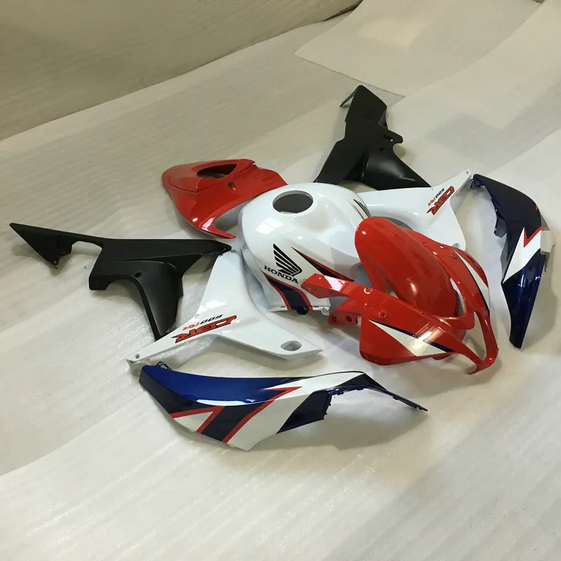 Injektion Bodywork Fairing Kit för Honda CBR600RR 07 08 Red White Black Fairings Set CBR600RR 2007 2008 OT13