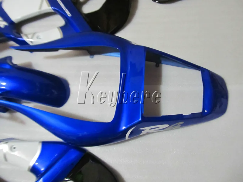 야마하 YZR R6 무료 99 선물 페어링 98 99 00 01 02 블루 화이트 블랙 페어링 키트 YZF R6 1998-2002 HT28