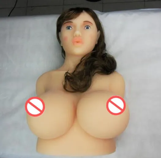 Najwyższej jakości męski masturbator wielkie zabawki seksualne dla kobiet Japończyka pełna silikonowa głowa lalki silikonowa seks Tors