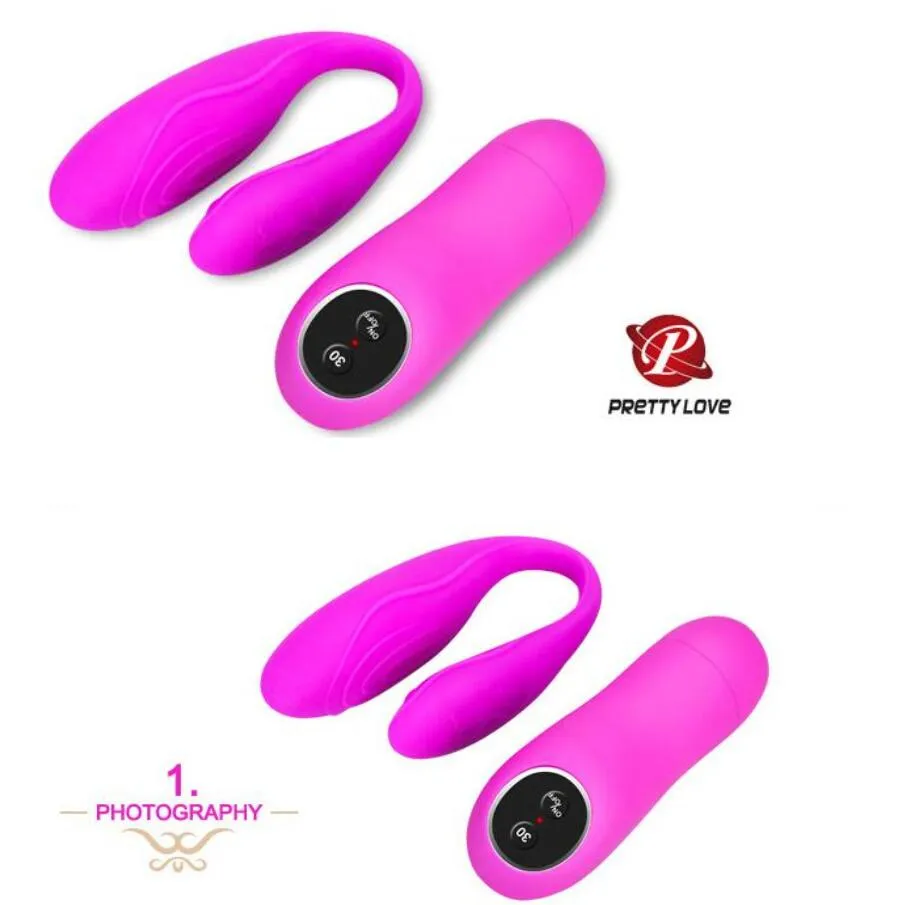 Pretty Love Recharge 30 Speed Silicone DildosワイヤレスリモートコントロールバイブレーターWe Design Vibe Adult Sex Toys for Couples9350821