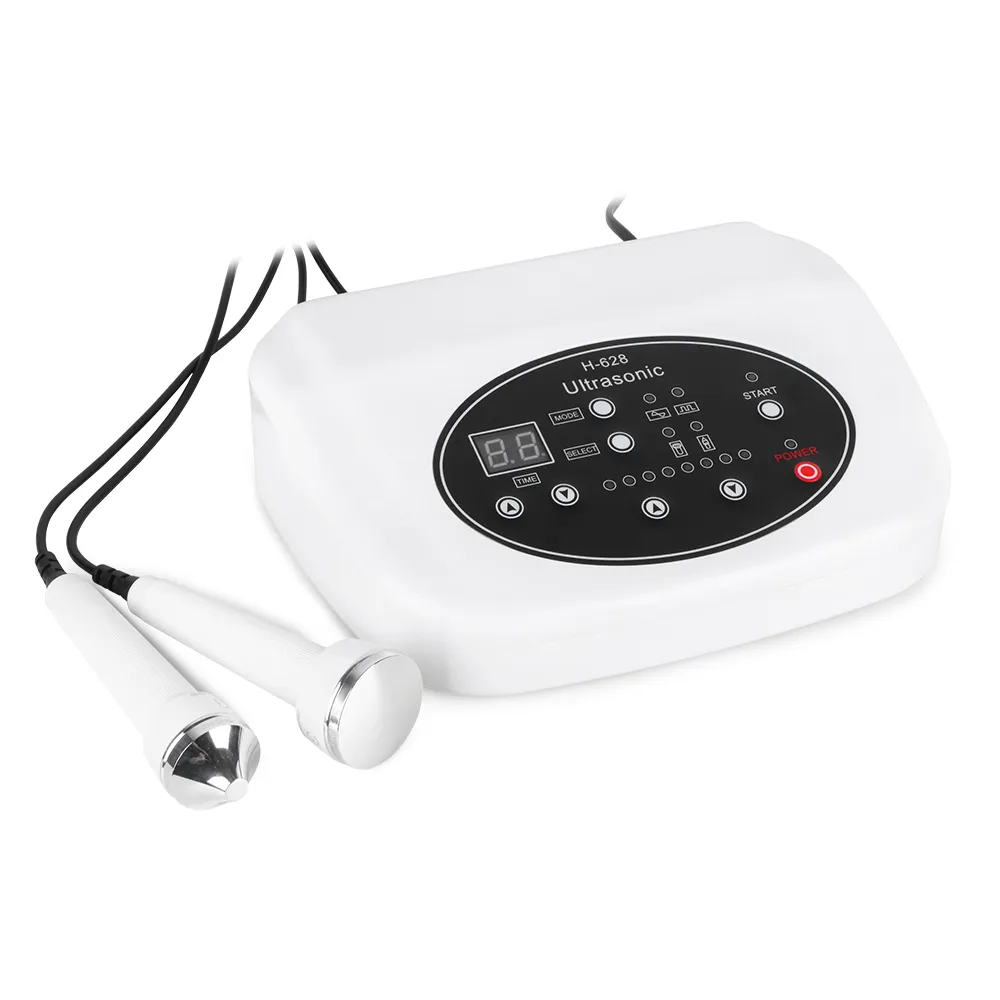 New Skin Rejuvenation Facial Skin Tightening Ultrasound Anti Age Ultrasonic Anti Wrinkle Beauty Machine with 2 probes