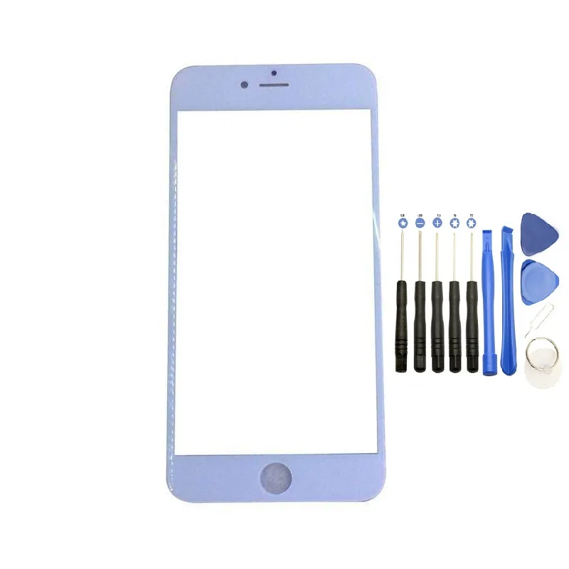 100 sztuk Nowy przedni zewnętrzny ekran dotykowy Wymiana dla iPhone 5 5S 5C z narzędziami Darmowy DHL