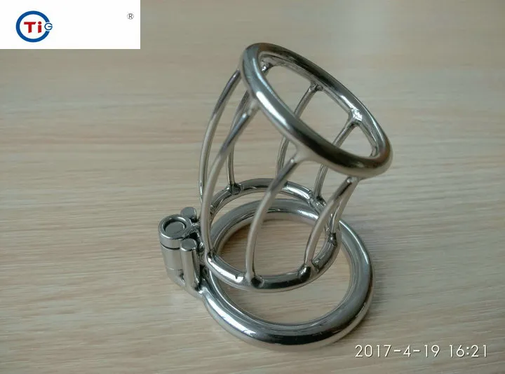 Nya sexleksaker för man BDSM DIY Chastity Devices Permanent låst förebyggande förebyggande av Masturbation Abstinens Penis Cage Gratis frakt