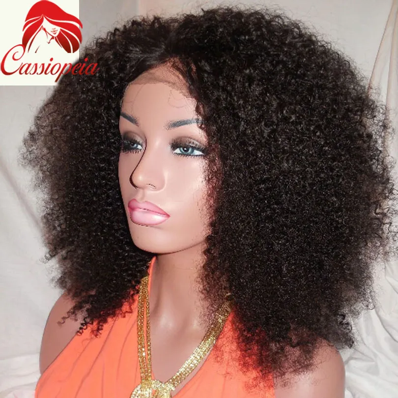 Afro kinky peruca 16 polegada 180% densidade glueless u parte perucas afro crespo encaracolado em estoque brasileiro afro kinky curly u parte para venda