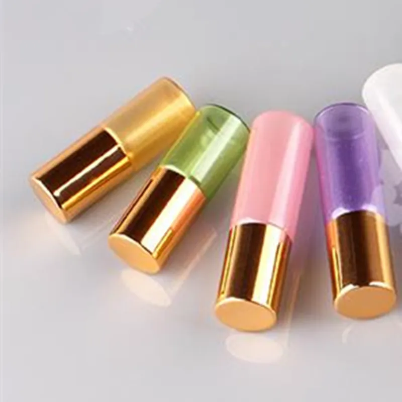 Bunte 3 ml 5 ml 10 ml 15 ml ROLL ON GLASS ÄTHERISCHES ÖL FLASCHE Parfüm Edelstahl Roller Ball Duftflasche F2017228