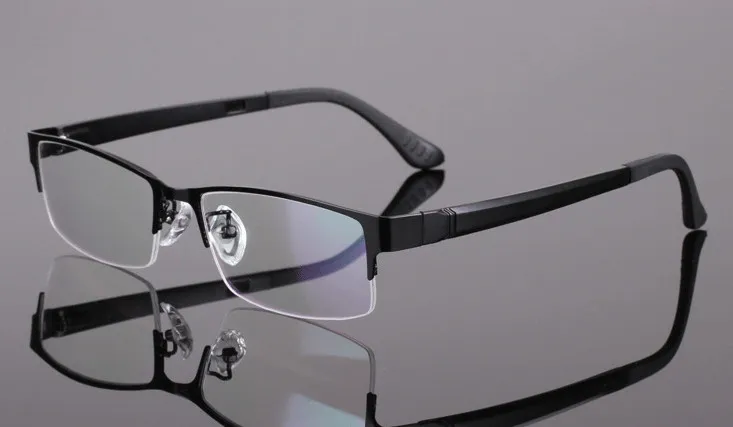 Perakende 1 adet moda yarım jant gözlük çerçeveleri reçete gözlük için asetat optik gözlük çerçeveleri