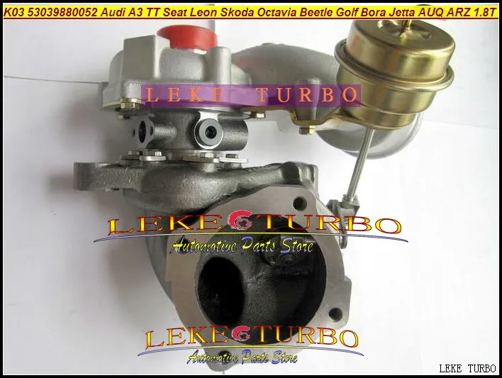 K03 53039880052 53039700052 Turbocharger för Audi A3 TT-säte Leon Skoda Octavia VW Ny Beetle Golf Bora Jetta Auq Arz 1.8t 180hp