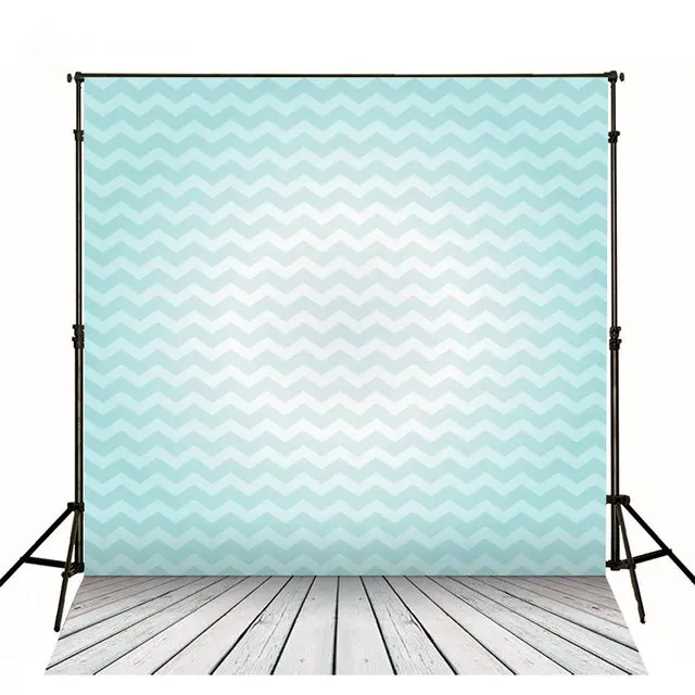 5x7ft Enfants Photo Fond Planches De Bois Plancher Numérique Imprimé Bleu Clair Chevron Décors pour Photographie Nouveau-Né Bébé Studio Props