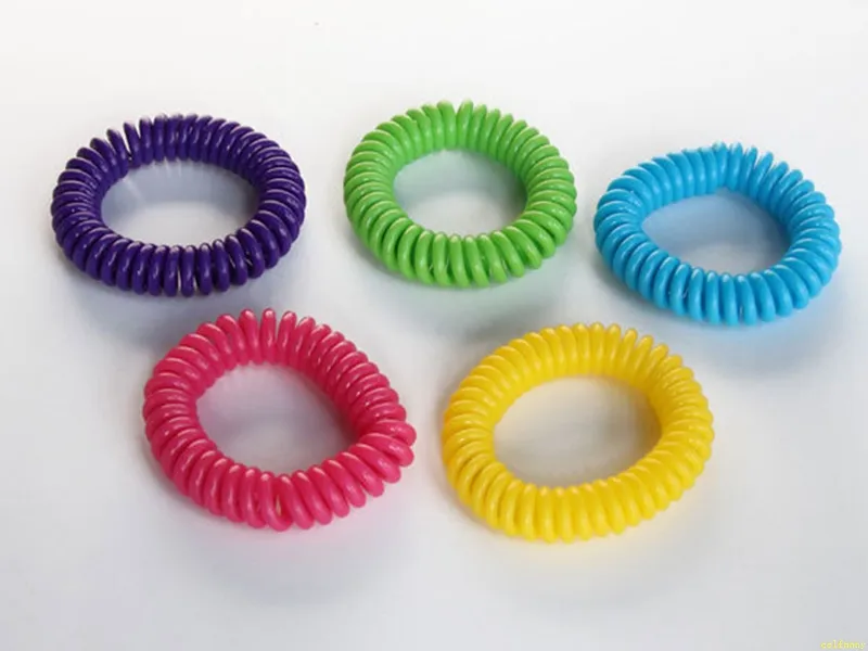 Fast Shipping Mosquito Repellent Spring Bracelets Anti Mosquito bracelet Pure Natural Baby Wristband Hand Ring
