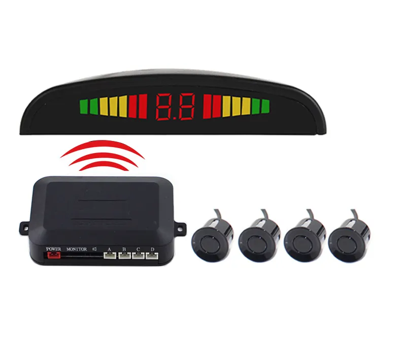 sale PZ303-W PZ300-W LED wireless parking sensor Car camera digital wireless led parking sensor, wireless parking sensor 433MHZ Free DHL