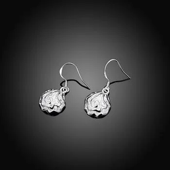 Hurtownie - Najniższa cena Christmas Gift 925 Sterling Silver Fashion Kolczyki E36