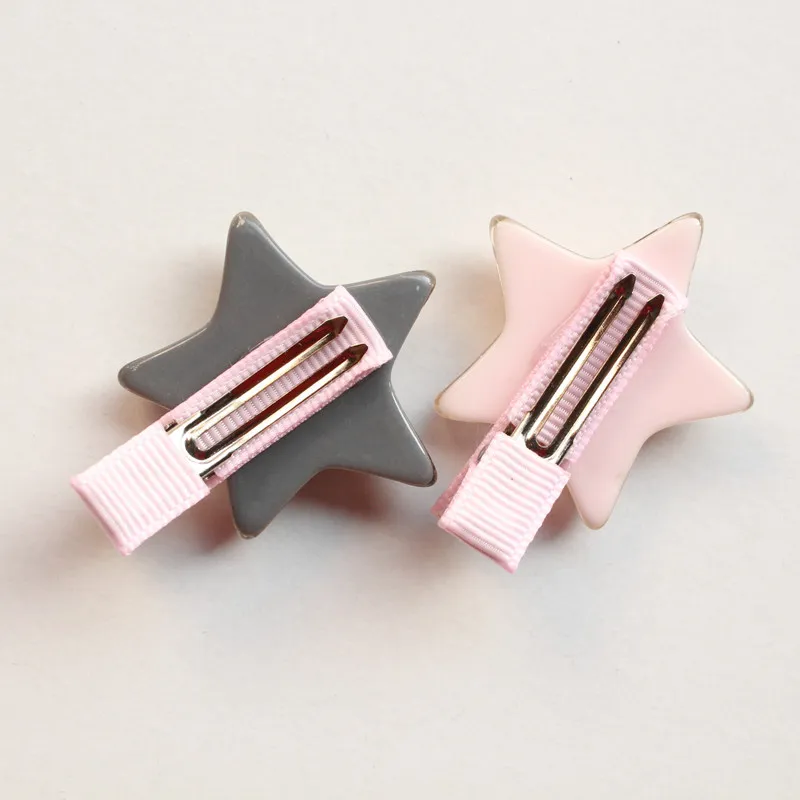 Summer Style Starfish Hair Clip Korean Shiny Baby Girls Hair Accessories Pink Sea Star Hairpins Stars Princess Hairpin Cute