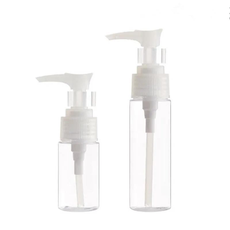 Hervulbare Protable 30 ml 50 ml Zeep Shampoo Lotion Foam Water Plastic Gedrukte Pump Spray Fles Hervulbare Fles F20172043