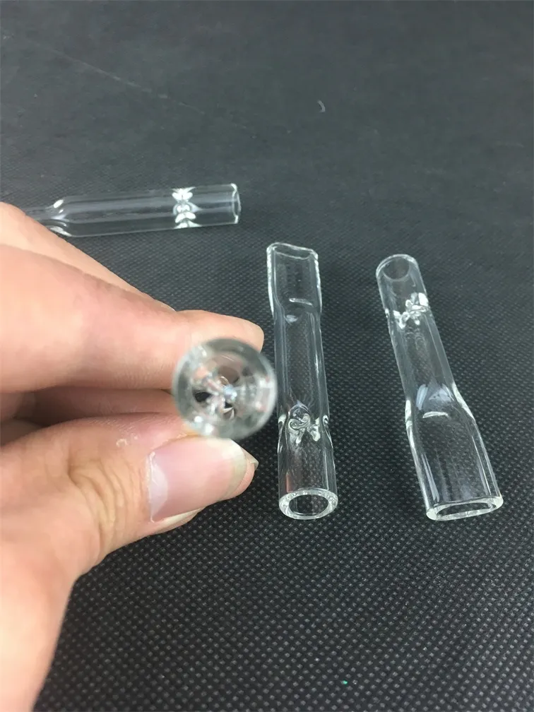 gfgfGünstige und leicht zu transportierende Glaspfeife Hochwertige Bongs Herb Bowl Recycler Glaspfeife Klare Farbe Mini-Rauchpfeifen