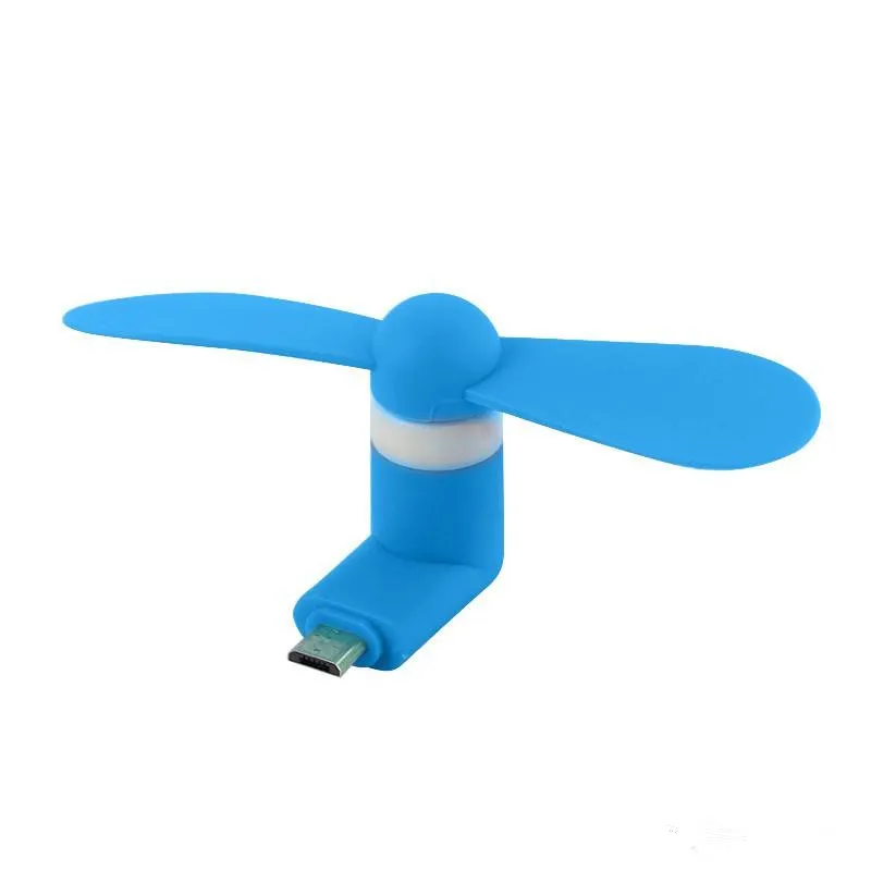 Mini Cool Micro USB ventilateur téléphone portable USB Gadget testeur de ventilateur téléphone portable pour type-c i5 Samsung s7 edge s8 plus