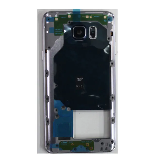 För Samsung Galaxy Note 5 N920 920F Ny Original Metal Middle Frame Housing Bezel med del