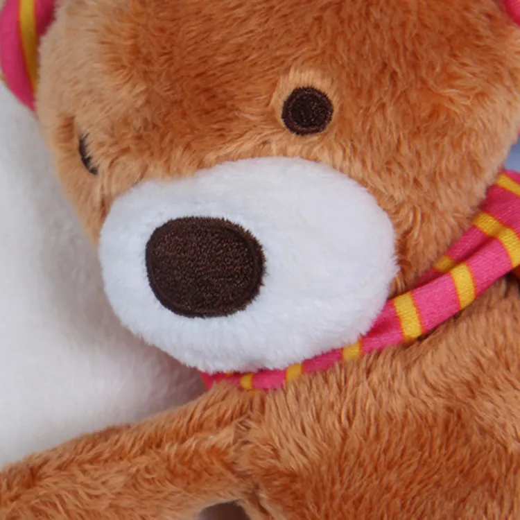 Urso da lua Carrinho de Bebê Pendurado Chocalho Brinquedos de Pelúcia Móvel cama infantil Brinquedos Lamba Berço Música Carro Pendurado