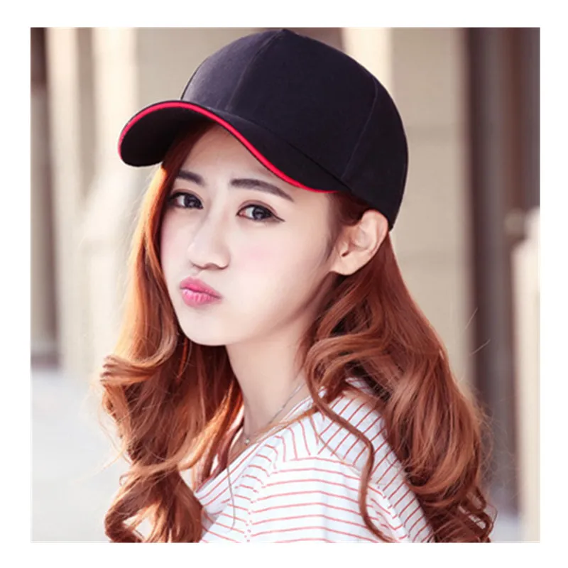 Unisex Polyester-Cotton Solid Baseball Cap Snapback Hats Stylish Hip Hop Hat Fashion Summer Caps For Men And Women