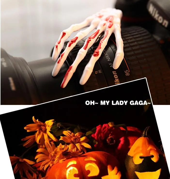 Mode Halloween Skelett Krallen Schädel Hand Haarspange Haarnadel Zombie Punk Horror Haarschmuck Haarnadel Haarnadel Hand Knochen Haarnadel Haarspange 1 Stück