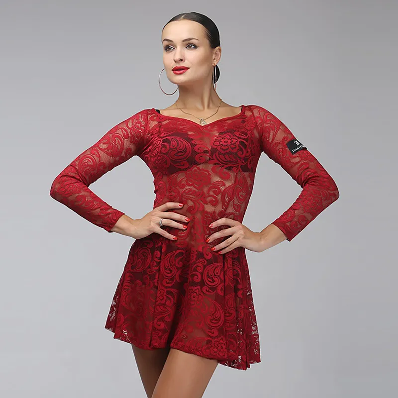 Black Lace Long Sleeve Latin Dance Dress For Salsa &... From Dada1234, $37.95 | DHgate.Com Black Lace Long Sleeve Latin Dance Dress For Salsa &... From Dada1234, $37.95 | DHgate.Com