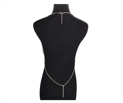 Trendy Womens Bralette Chain Rhinestone Harness Crossover Body Jewelry Bra Top Body Chain Crystal Chain Bra