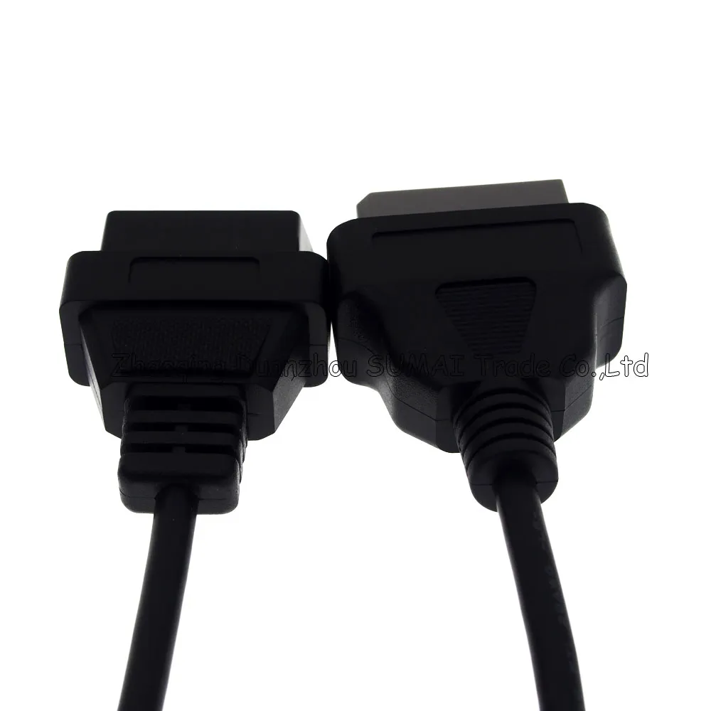 Goede kwaliteit 14-pins mannelijke tot 16-pin Vrouwelijke OBD2-kabelconnector, OBD1 / OBD2 Conversieplug voor NISSAN enz. CAR, auto-diagnose