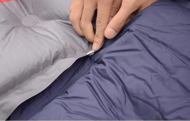 Colchón de aire al aire libre Colchoneta de aire inflable a prueba de humedad Cama de camping Cojín de aire Cojín de dormir con almohada