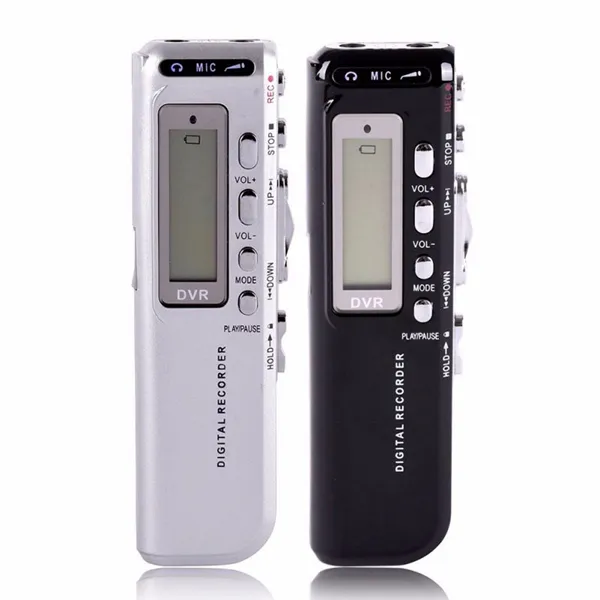 LCD Digital Voice Recorder 4GB 8GB Tragbare Audio Recorder Unterstützung Telefon Aufnahme Stift Diktiergerät Mit MP3 Player