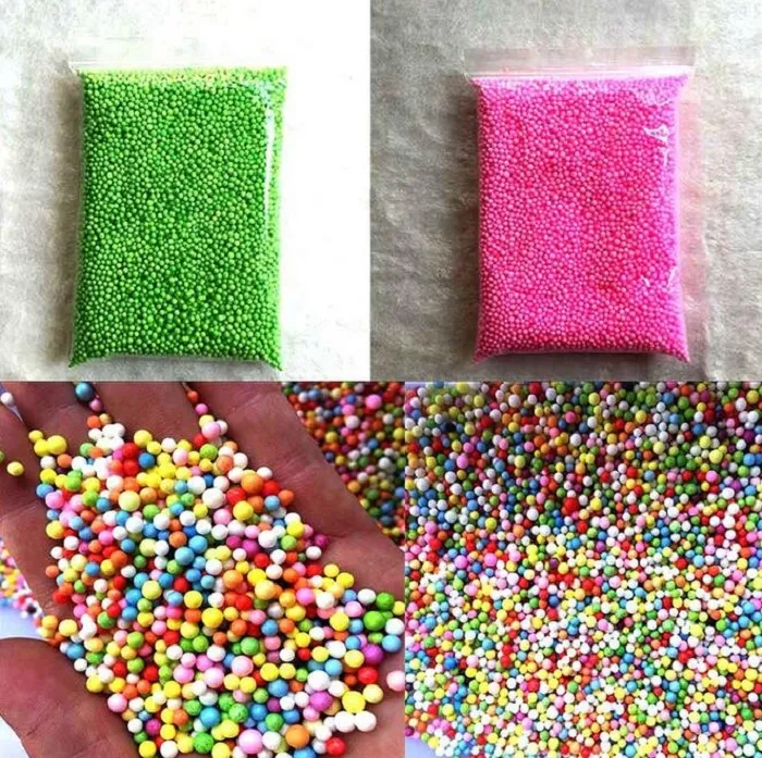 Boules de mousse de 2-4mm Balle pour mariage anniversaire Baby Douche Decoration Team Team Bride DIY FAIRE CONFETTI CONFETTI BOÎTE COFFER ORNEMENTS