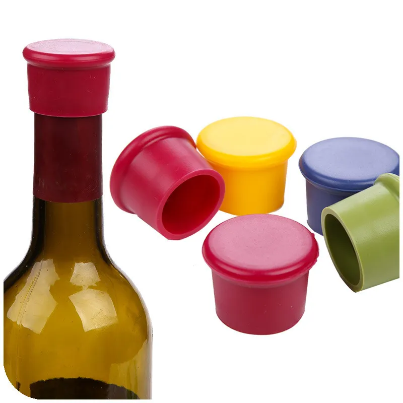 Nouveaux bouchons de bouteille de vin en silicone 2019 Outils de barre de cuisine Ventes chaudes Ventes directes d'usine