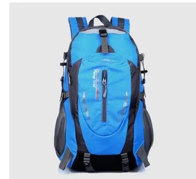 Erkeklerin Açık Çantası Su Geçirmez Naylon Seyahat Çantası Kampüsü Backpack Schoolbag Dizüstü Çantalar Kamp Yürüyüş Çantaları Shippi186a