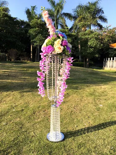 Nouveaux centres de table pour les mariages en cristal arbre artificiel