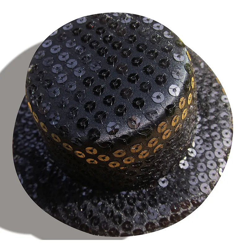 Base de chapellerie à paillettes, mini chapeaux artisanaux, fabrication de pinces crocodile pour dames, 10 couleurs au choix, A008236r